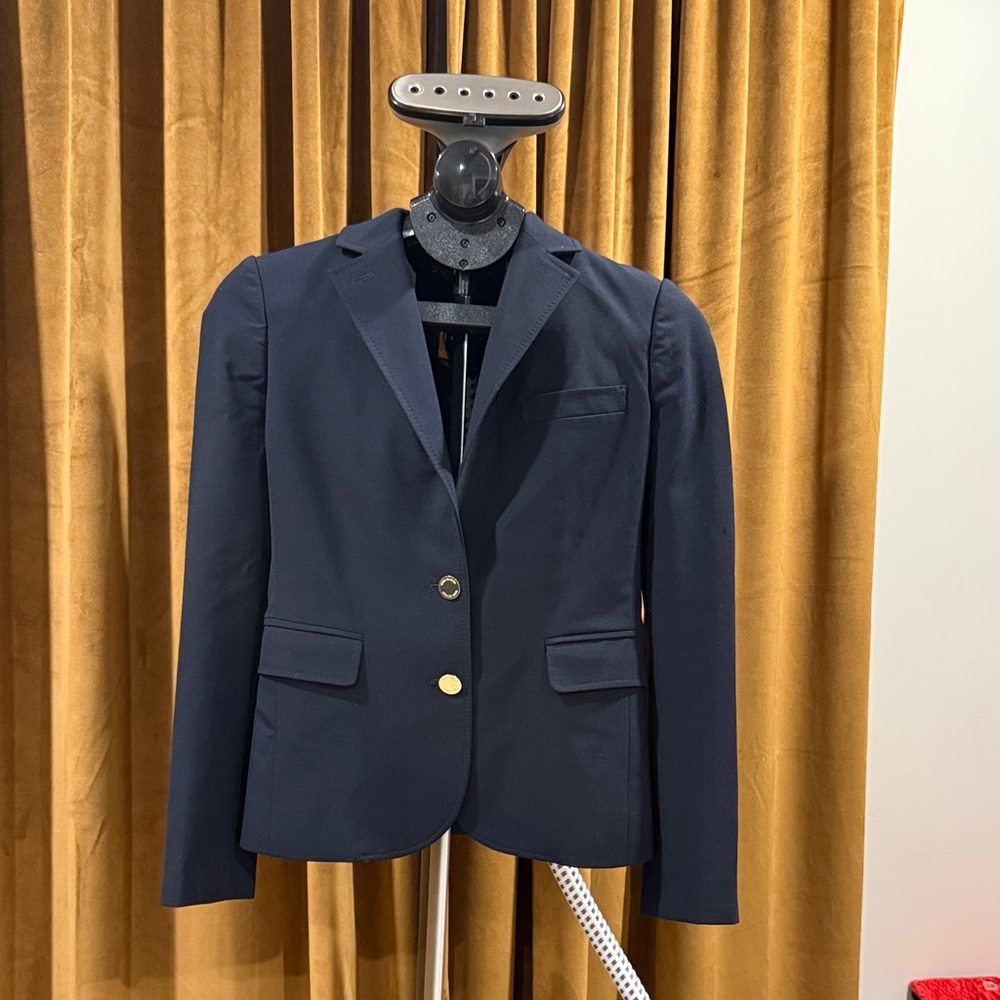 Tory Burch Navy Blazer with Gold Button size 4